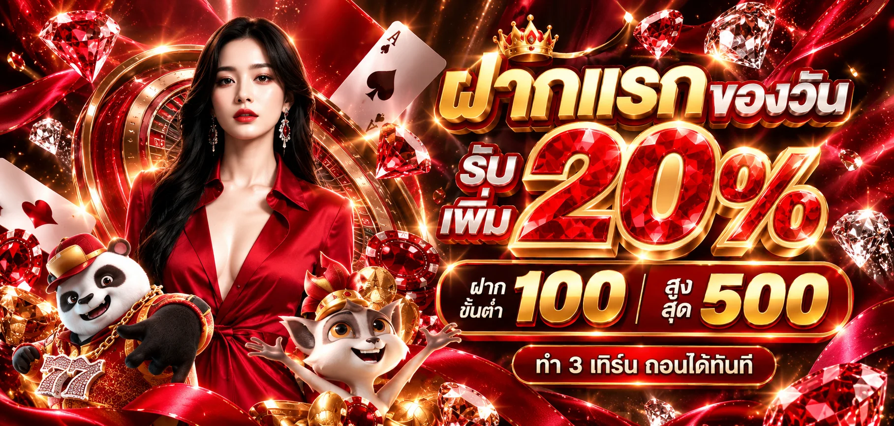 แบนเนอร์ต้อนรับสมาชิกใหม่และโบนัส NEO36